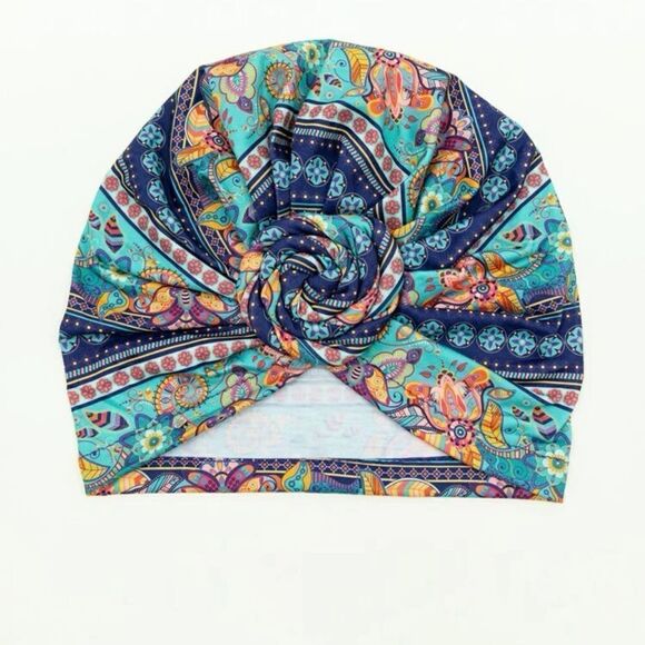 Turban Pre-tied Knot Headwrap - Picture 3 of 3